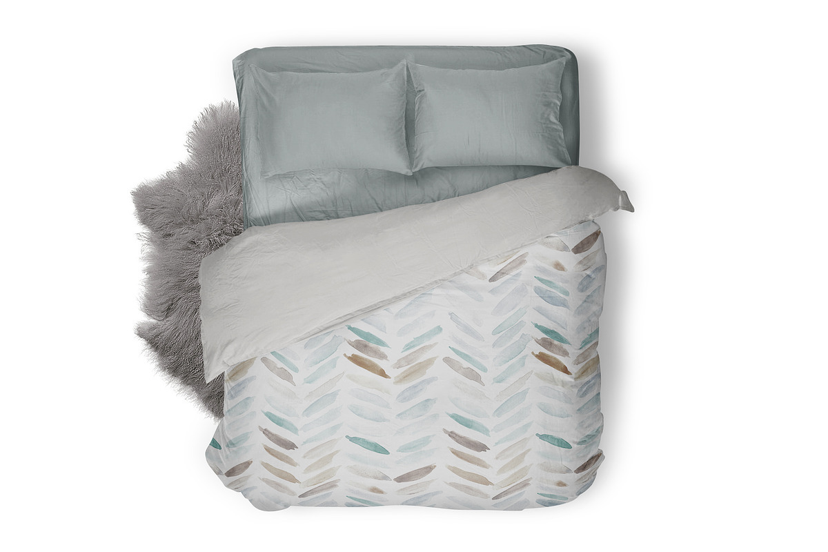 Earthy and serenity chevron pattern, a Pattern Graphic by Katerina Tova (Photo 3 of 4)