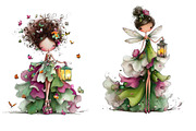 Fairy clipart, an Illustration by CreationArt (Thumbnail 5 of 5)