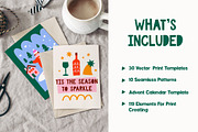 Cutout Christmas Poster Creator, an Object Graphic by ArtFM (Thumbnail 2 of 15)