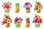 Mexican watercolor flowers.Fiesta., a Texture Illustration by yulia.sukhanova (Thumbnail 3 of 6)