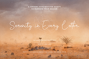 Tranquil Dream – Soothing Script, a Script Font by Creacy Studio (Thumbnail 2 of 11)