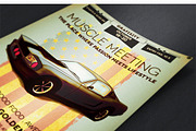 Retro Car Meeting Poster/ Flyer I, a Flyer Template by Grafixity (Thumbnail 2 of 2)