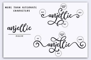 Anjellic // Font Duo & Extras