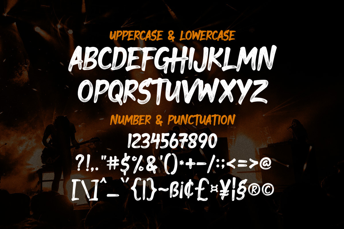 Hearns Handbrush Font, a Font by Multype Studio (Photo 9 of 10)