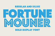 Fortune Mouner - Bold Inline Font