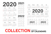 Collection of calendars 2020-2022, a Work Illustration by Julvil (Thumbnail 1 of 3)