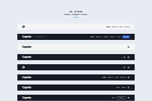 Capeto UI Web Kit