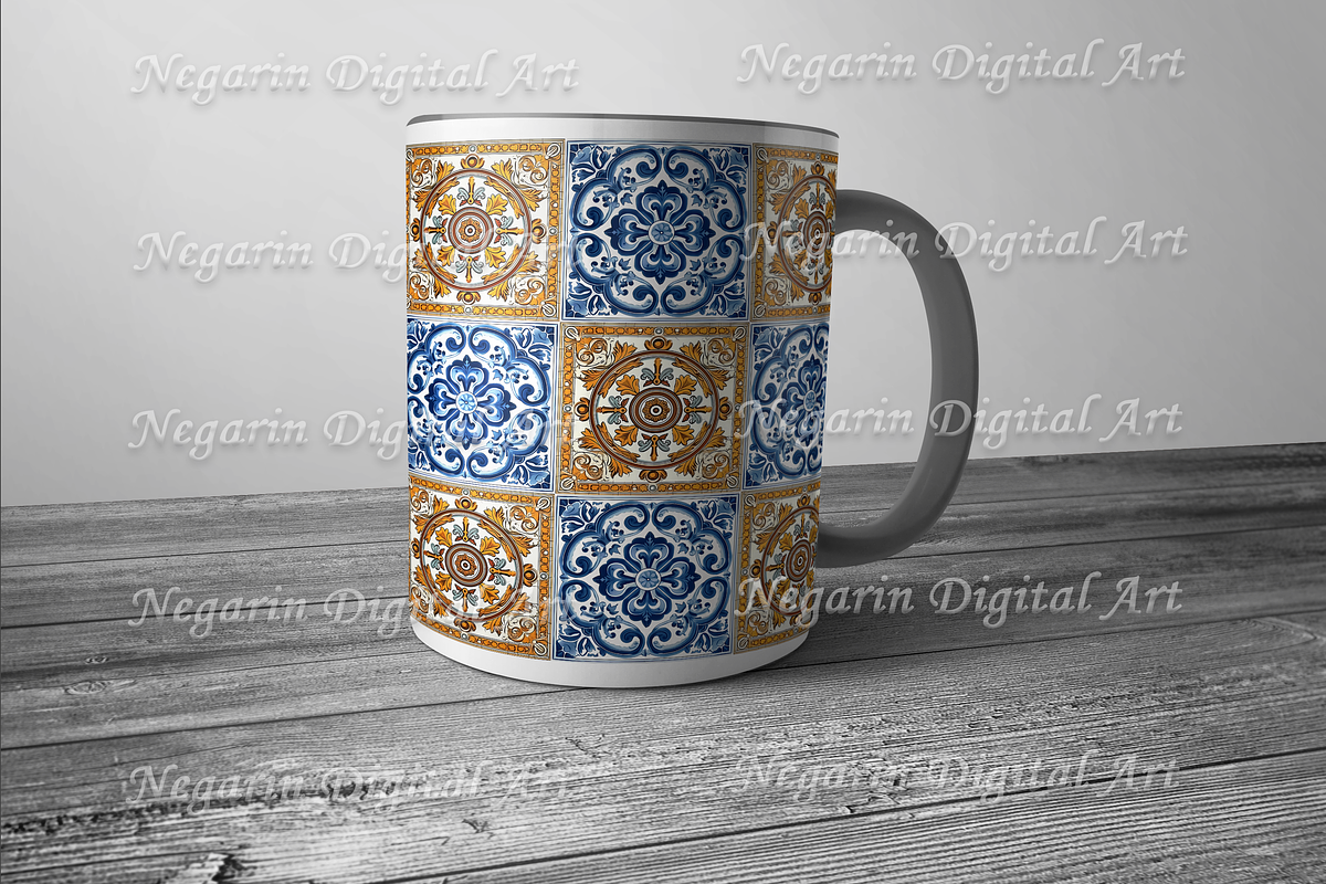 Vintage Italian Pattern Tile V1, a Pattern Graphic by Negarin Digital Art (Photo 6 of 8)