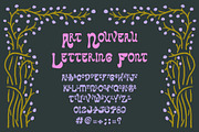 Art Nouveau Graphics & Font, a Graphic by Liz Kohler Brown (Thumbnail 2 of 33)