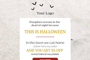 Halloween 2 Mailchimp Email, an Email Template by Khryna Designs (Thumbnail 2 of 2)