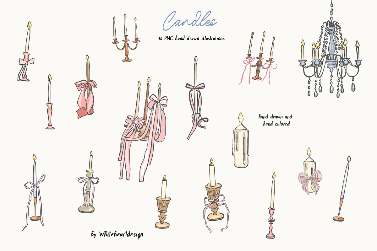 Hand Drawn Wedding Illustrations 300, an Object Graphic by whiteheartdesign (Photo 6 of 24)