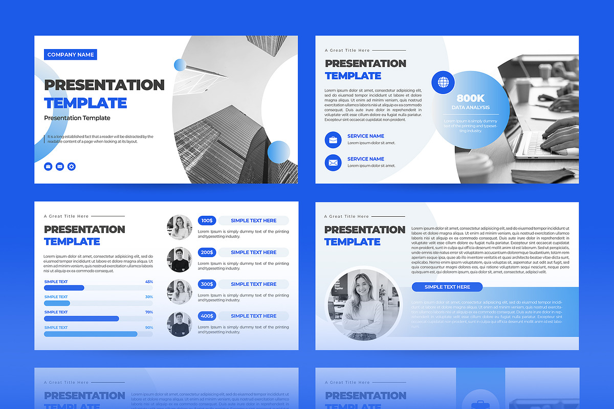 Clean FinTech Pitch Deck, a Presentation Template by CreativeUP (Photo 5 of 6)