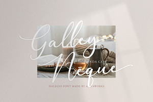 Halegio Modern Calligraphy Font