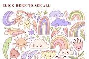 GROOVY NATURE illustrations patterns, an Object Illustration by Lena Nikolaeva (Thumbnail 4 of 15)