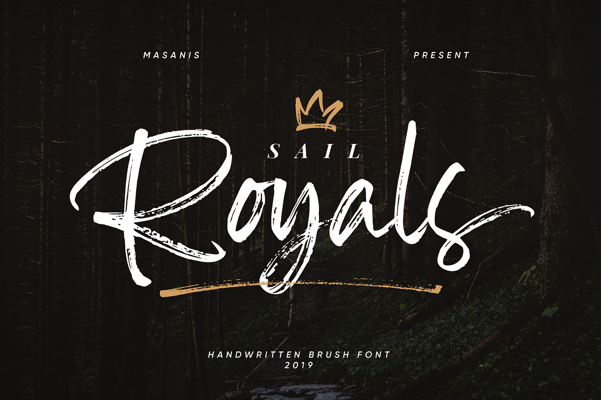 Sail Royals // Brush Signature