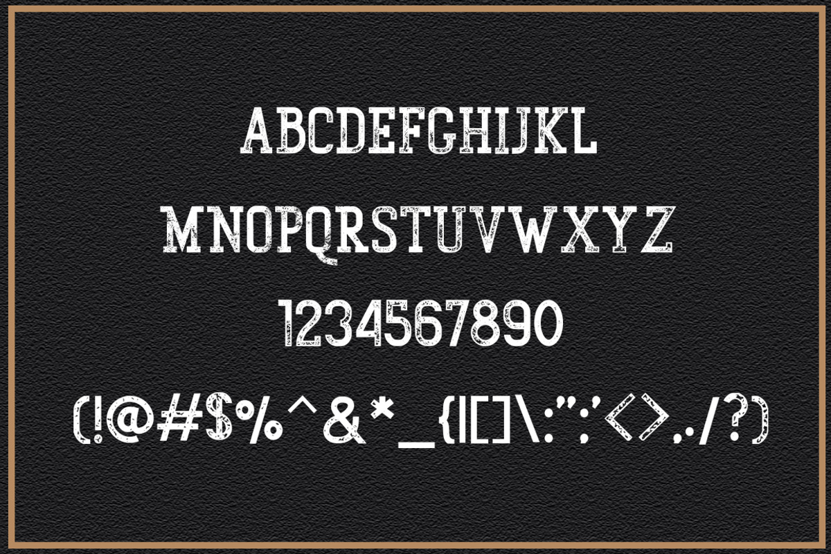 Gunberg Slab Serif, a Slab Serif Font by Vultype Co. (Photo 10 of 11)