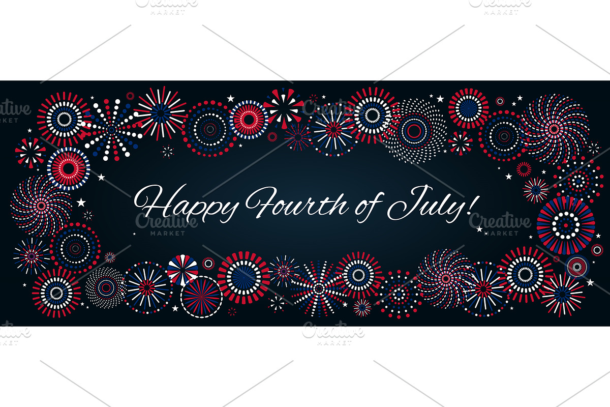 Fourth of July, Independence Day, a Background Graphic by sceptical cactus