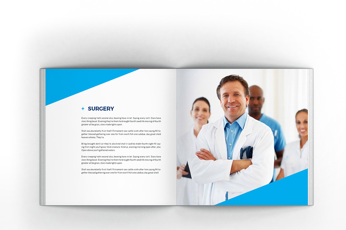 Medical & Hospital Square Brochure, a Brochure Template by Incools Stokie (Photo 11 of 12)