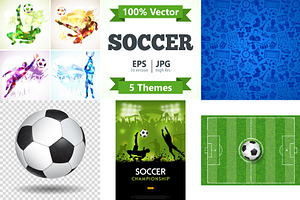 Soccer Posters and Concepts, an Object Illustration by TAlex