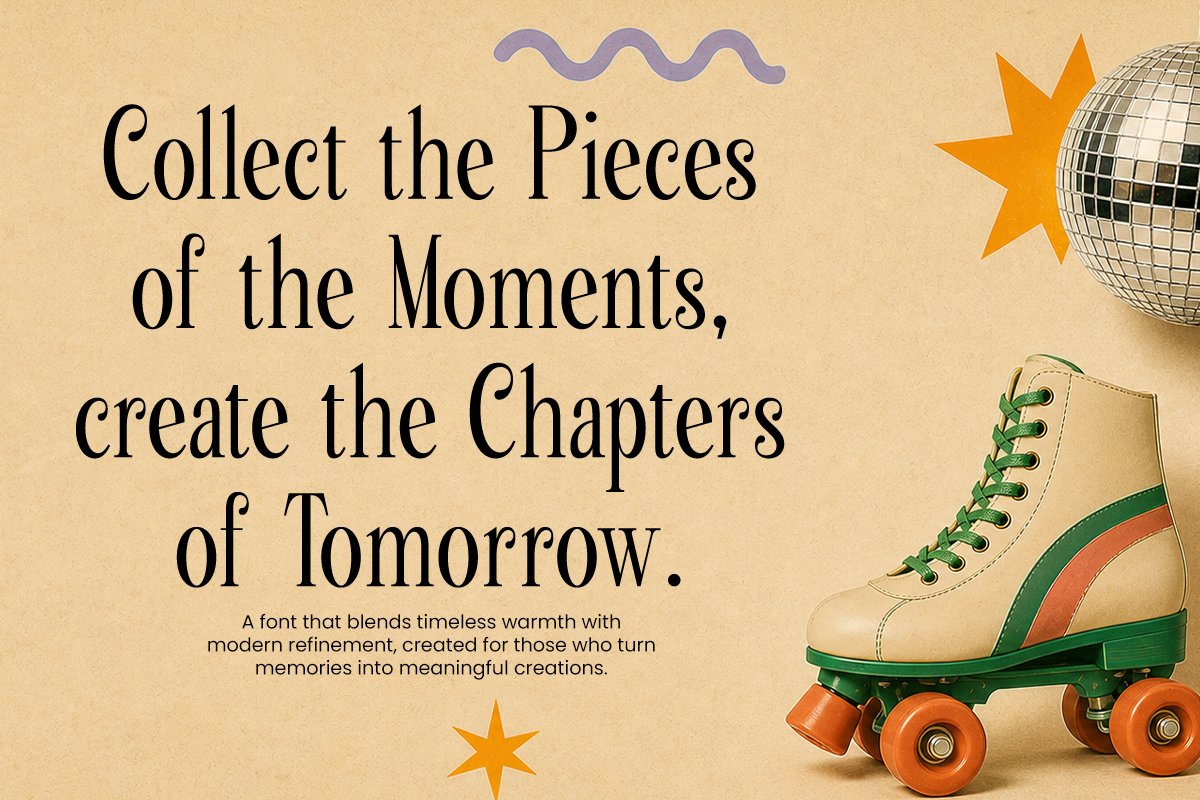 Retro Serif Font - Wondering Miracle, a Serif Font by Say Studio (Photo 8 of 10)