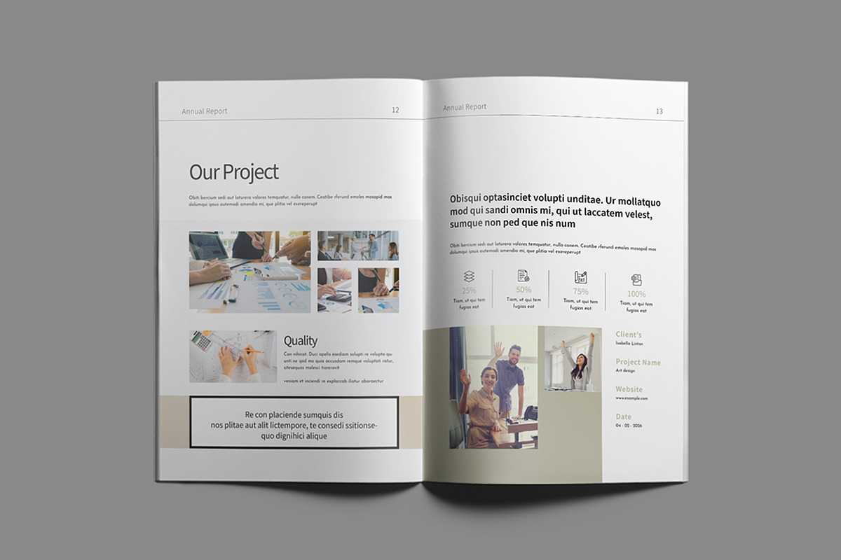 Annual Report Template preview 8