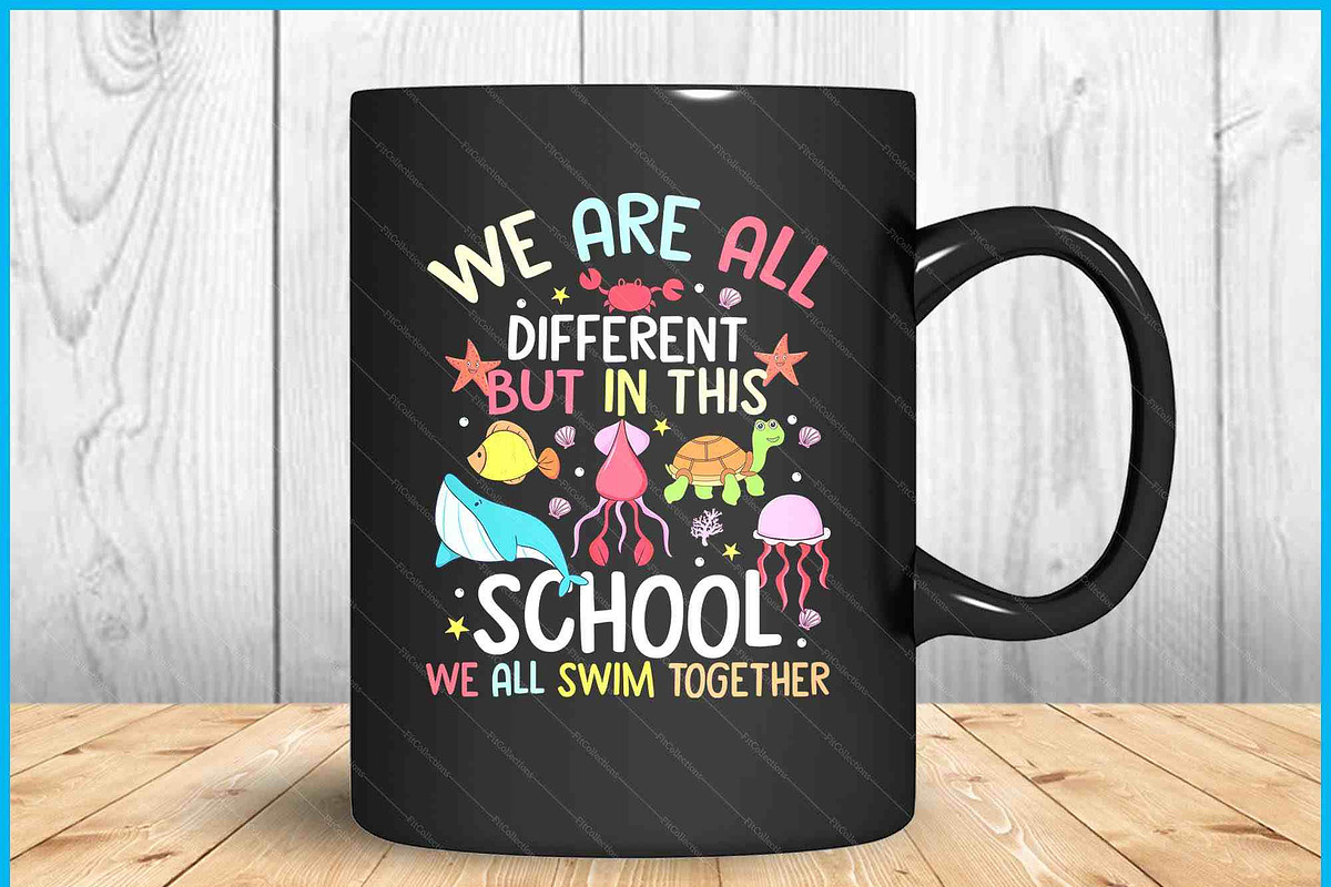 We Are Different But In This School, a Graphic by Creativeusart (Photo 2 of 4)