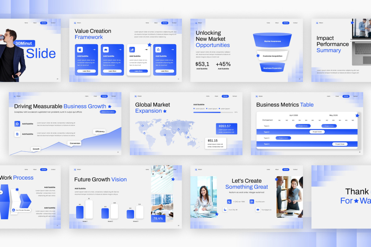 Creative Corporate Pitch Deck, a Presentation Template by Loin Studio (Photo 4 of 4)