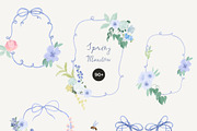 Hand-Painted Spring Floral Meadow, a Decorative Illustration by Lana Elanor (Thumbnail 10 of 16)