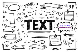 Hand Drawn Elements for Text