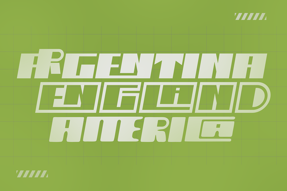 Areocheck Techno Fonts Three Styles, a Font by Erifqizefont (Photo 11 of 15)