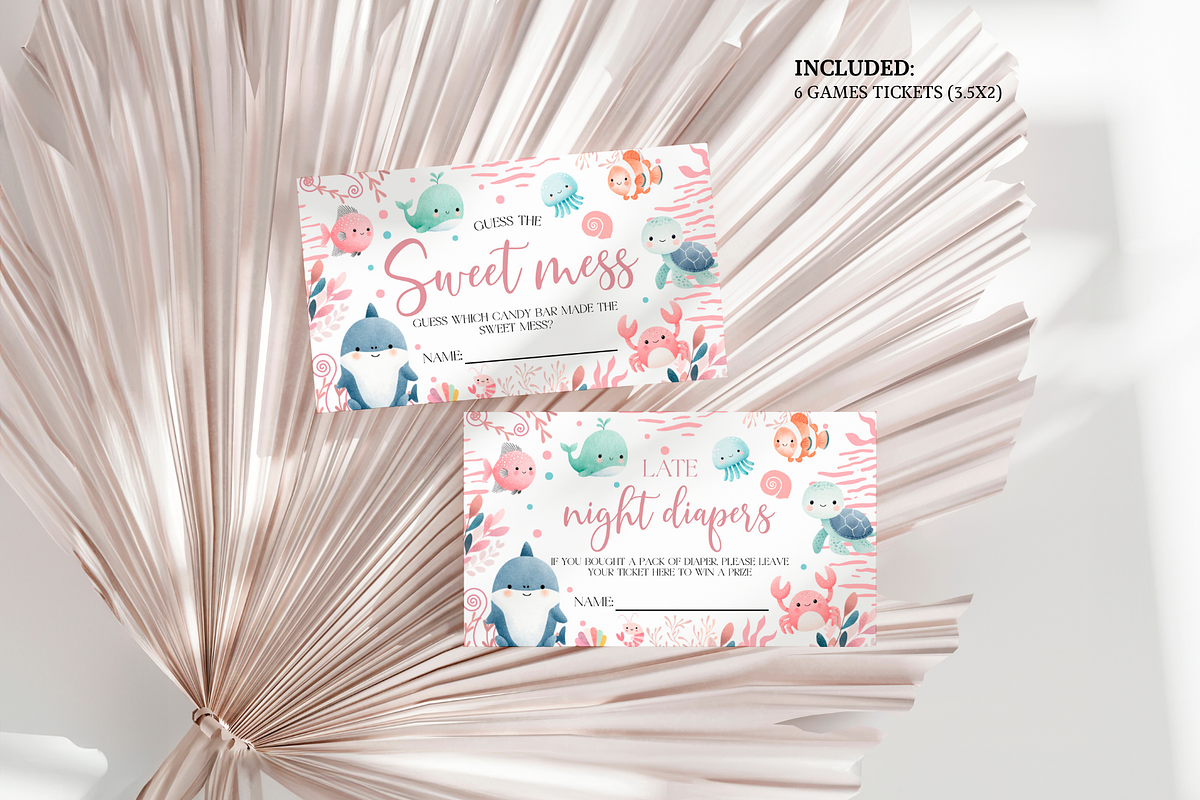 Nautical Baby Shower Game Bundle, a Templates & Theme by Digital_Mind (Photo 4 of 6)