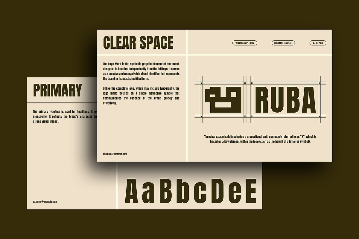 Ruba | Bundle Brand Guidelines, a Presentation Template by Artisan Vibes (Photo 4 of 11)