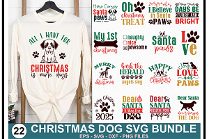 Christmas Dog SVG Bundle, a Graphic by crative8112