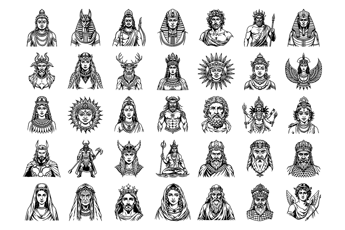 Vintage Religious Icon Pack, an Icon by Vector Portal (Photo 6 of 6)