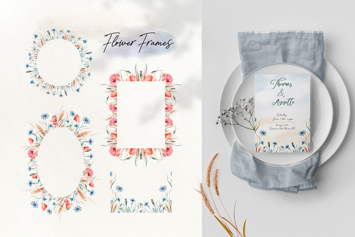 Storks and wild flowers collection, an Animal Illustration by Peace ART (Photo 10 of 15)