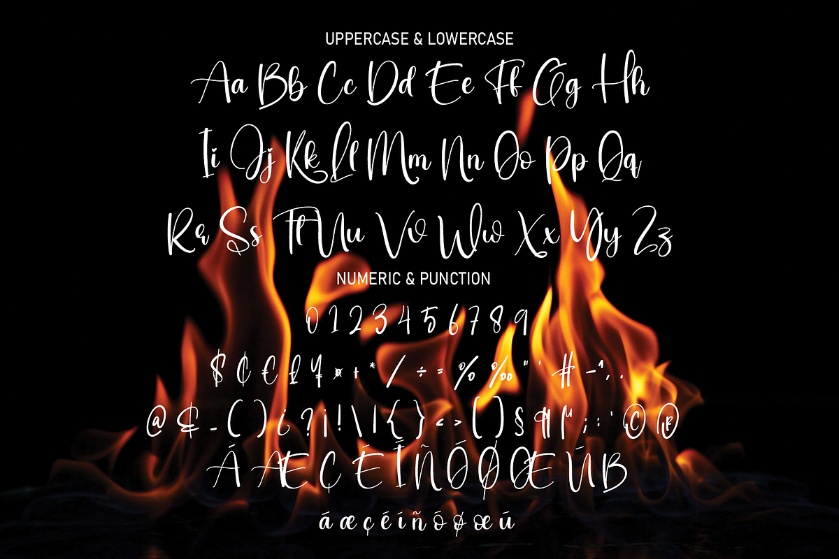 Bonfire | Script Font, a Script Font by Scratchones (Photo 6 of 8)