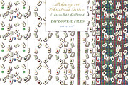 Tartan Christmas Mahjong Tiles, a Decorative Illustration by LABFcreations (Thumbnail 2 of 4)