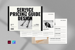 Service & Pricing Guide | Canva, a Brochure Template by ElvinPrint
