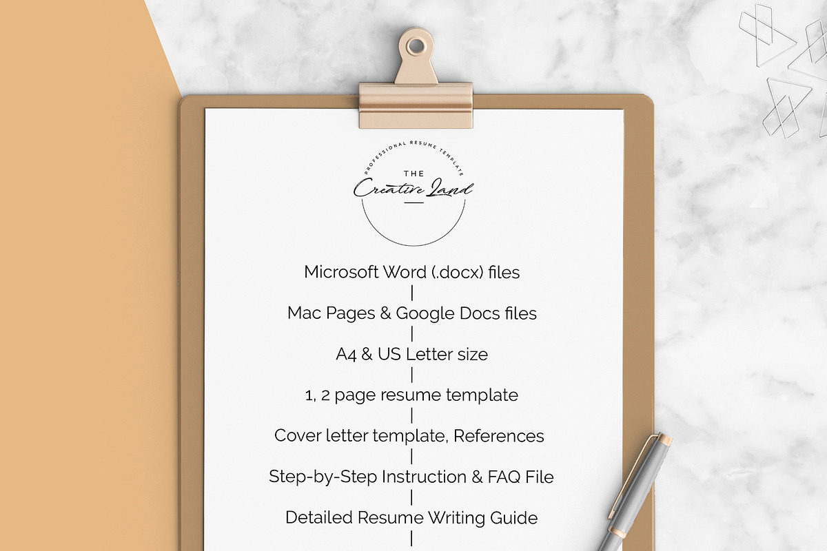 Resume/CV - The Kelvin, a Resume Template by CreativeLandStudio (Photo 8 of 8)