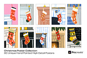 Christmas Poster Collection, a Seasonal Illustration by crafty (Thumbnail 12 of 12)