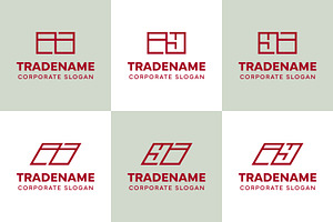 Letters II IY YI Square Logo, a Branding & Logo Template by Pray Art Design Studio