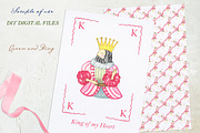 Valentines Day King Queen Cards DIY, a Graphic by LABFcreations (Thumbnail 3 of 4)