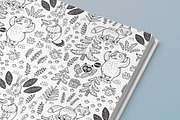 Creative Coloring Pages #2, a Pattern Graphic by PenguinHouse (Thumbnail 8 of 11)