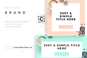Social Media Kit + Stock Photos, a Social Media Template by Custom Scene (Thumbnail 3 of 8)