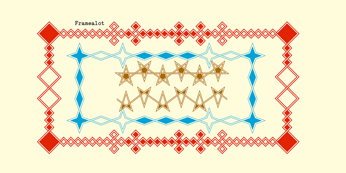 Framealot, a Symbol Font by Ingrimayne Type (Photo 1 of 5)