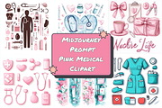Prompt Pink Medical Clipart, an Animal Illustration by Creative design (Thumbnail 1 of 7)