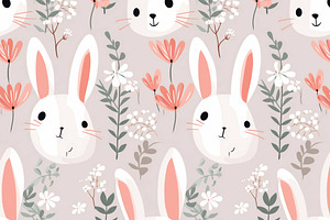 Cute rabbit pattern