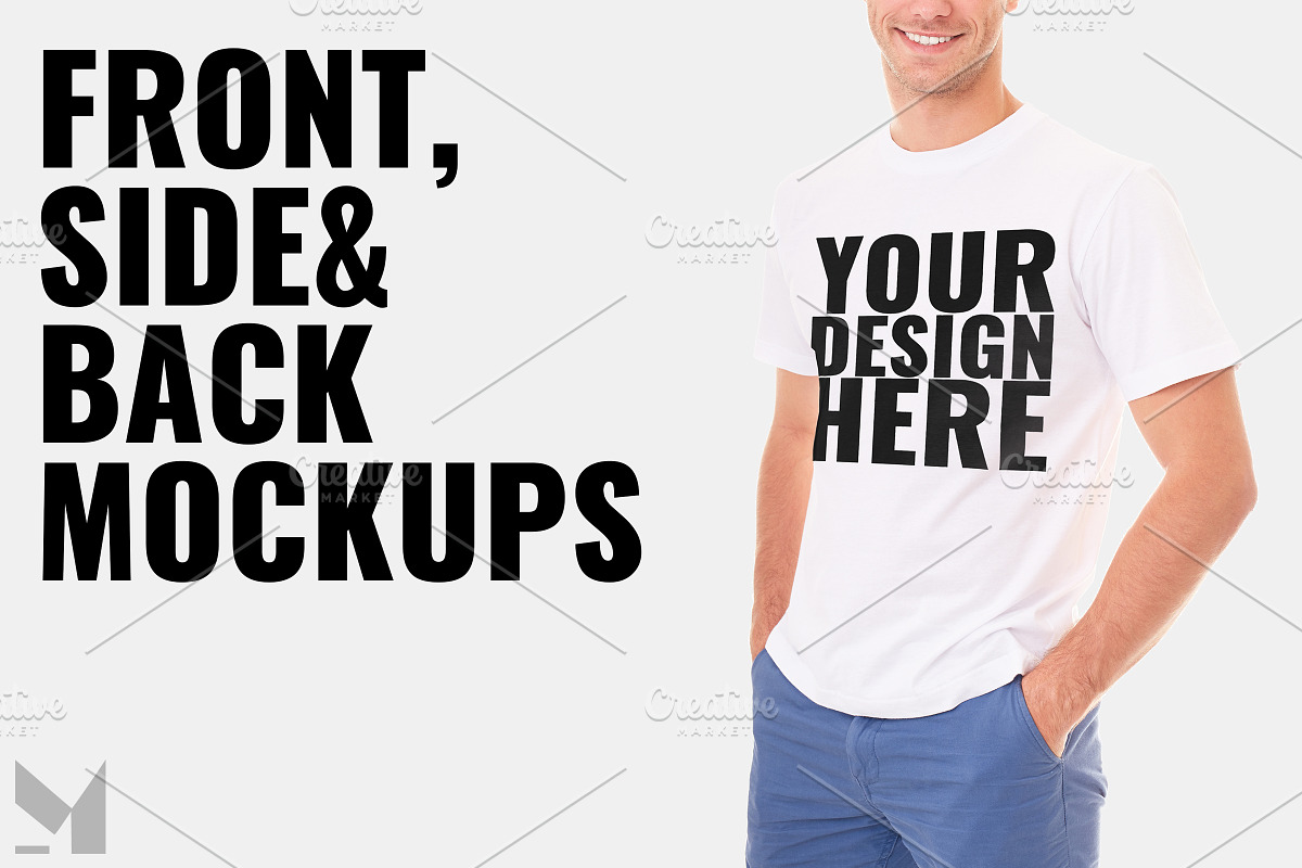 Men's T-Shirt Mockup, a Shirt Mockup by THE MOCKUP SHOP (Photo 3 of 5)