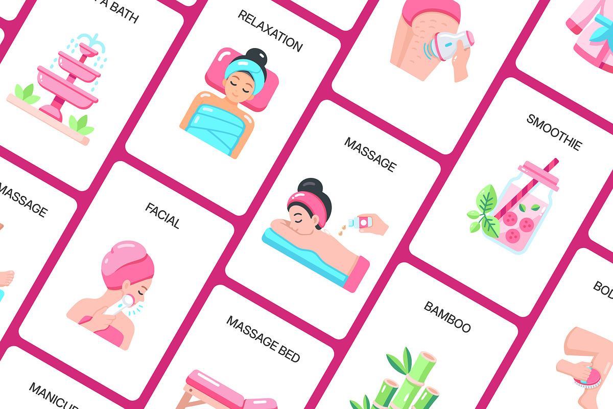 75 Spa & Wellness Flat Icons, an Emoji Icon by Prosymbols (Photo 8 of 10)