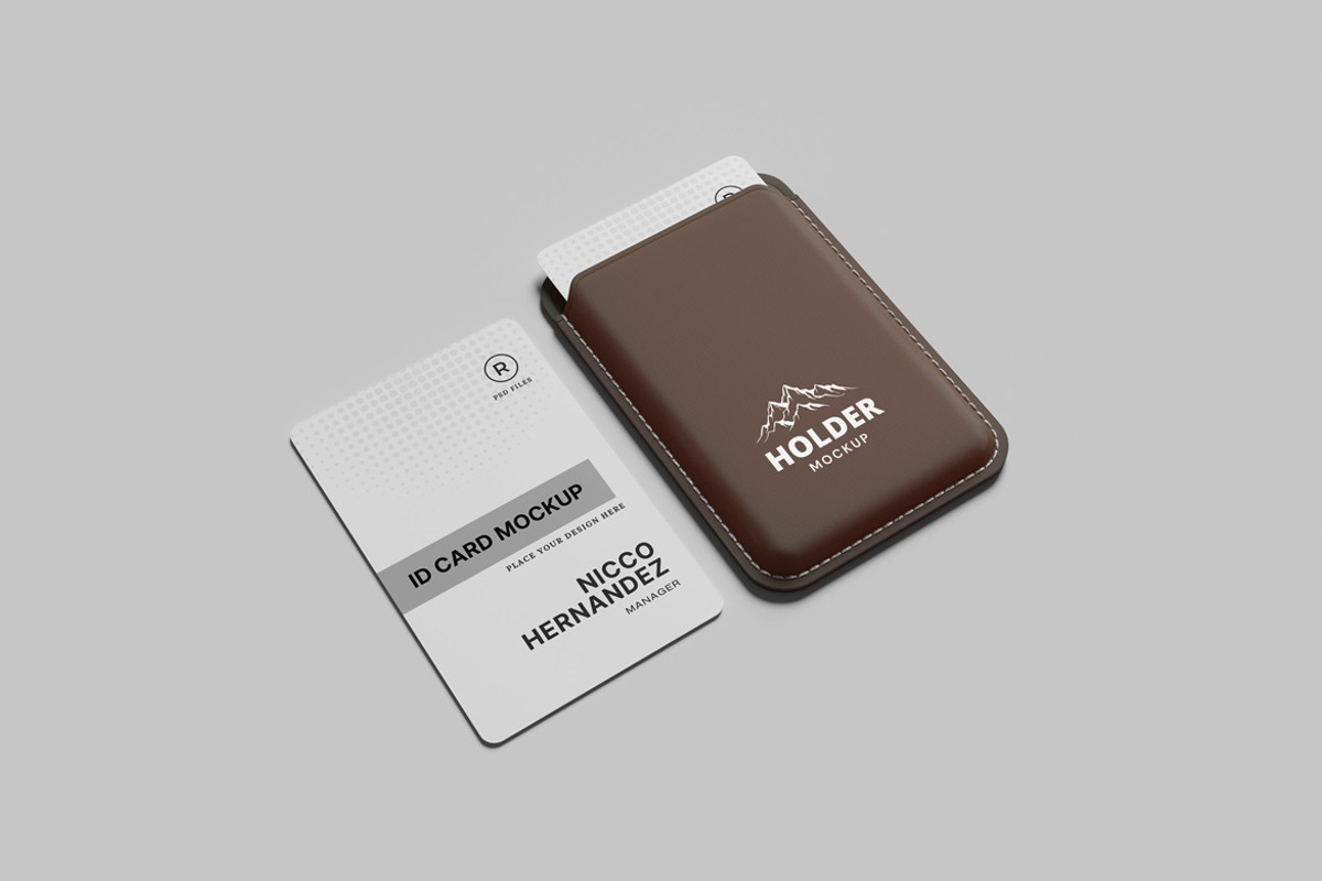 ID Card Holder Mockup, a Merchandise Mockup by AndikaGraphic (Photo 6 of 6)
